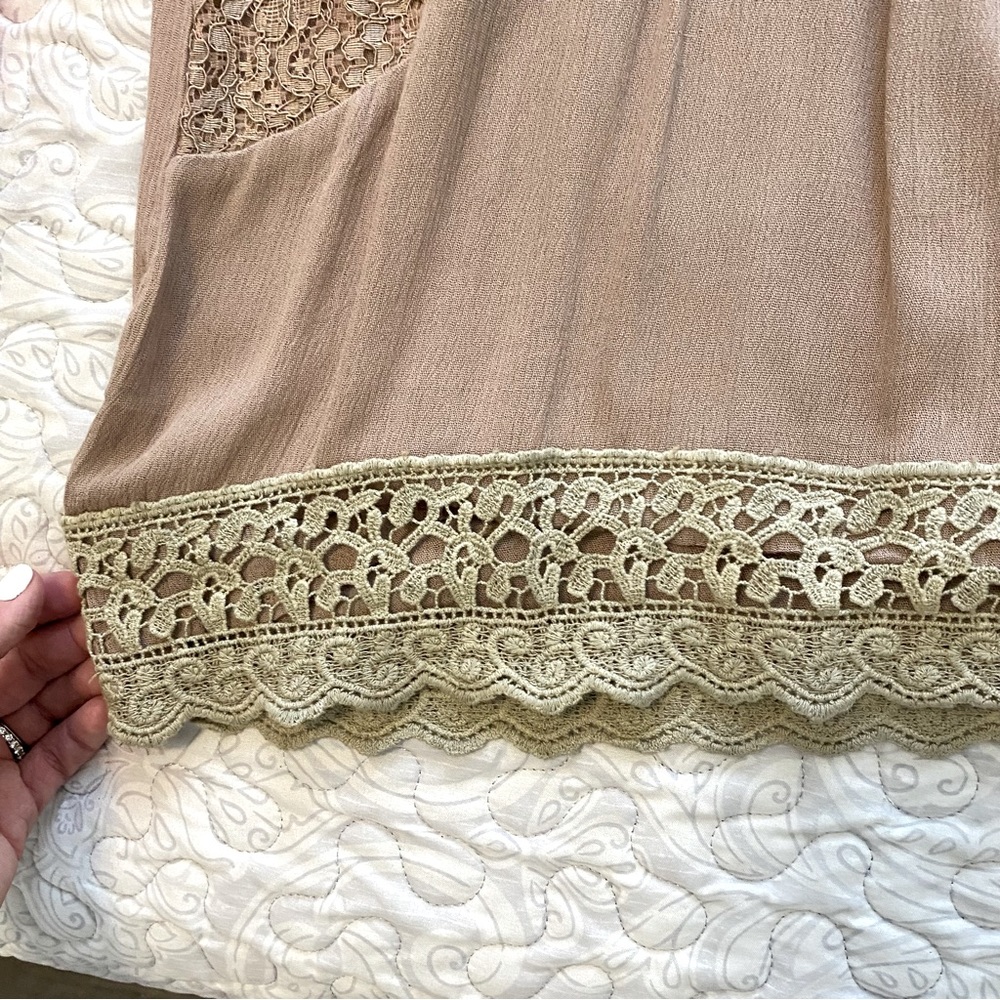 Suzanne Betro Lace Tunic Size S - Picture 8 of 9